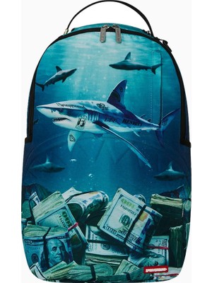 Sprayground Shark Under Water With Money Unisex Sırt Çantası