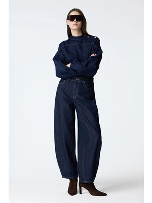 adL Balon Kesim Denim Pantolon Lacivert 15347381000