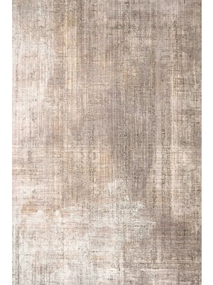 Saraz Halı Vizon Düz Eskitme Desenli Baskı Şönil Kilim Kaymaz Taban Salon Oturma Odası Yatak Odası Kilimi SH31