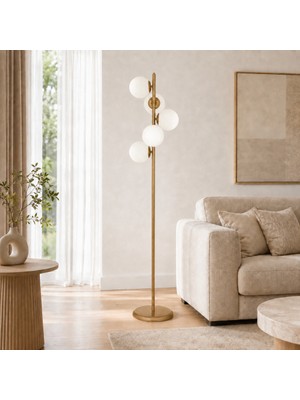 Apliqa Uzel 5Li Eskitme Modern Tasarım Metal Lambader