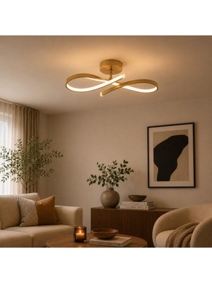 Apliqa Vetto Eskitme 38 Watt Plafonyer 3 Renkli Ledli Modern Mutfak Banyo Led Salon Sarkıt Avize