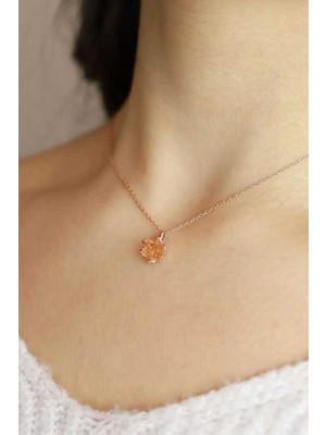 Midyat Gümüş Dünyası 925 Ayar Gümüş Lotus Çiçeği Kolye