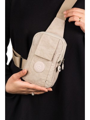 Sannora Bags Keten Telefon Bölmeli Bel ve Çapraz Omuz Çanta Göğüs Seyahet Günlük Bodybag