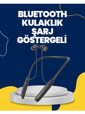 Çetiner Group® Uzun Süreli Kullanım Boyun Askılı Kablosuz Kulaklık Hızlı Şarj, Ergonomik Tasarım