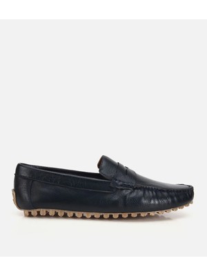 Hotiç Erkek Deri Lacivert Comfort Günlük Loafer