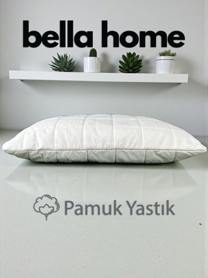 Bella Home 50X70 Pamuk Kapitoneli Yastık - Yıkanabilir - Fermuarlı - Özel Çantalı