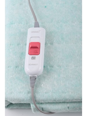 Bella Home Boyralı Elektrikli Çift Kişilik Battaniye – 120X155 cm | Ayarlanabilir Isı | Yumuşak ve Güvenli