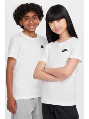 Nike Nsw Tee Futura Lbr Çocuk Spor Tişört Rahat Kesim FZ5177