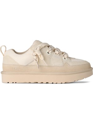 UGG Kadın Düşük Bilekli Süet Detaylı Eva Tabanlı Deri Bej Sneaker 1168890-JASMINE