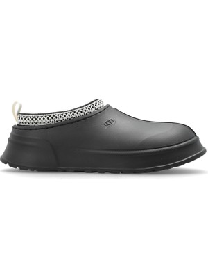 UGG Kadın Eva Üst Yüzeyli Içi Yünlü Taban Düşük Bilekli Siyah Terlik 1180371-BLACK