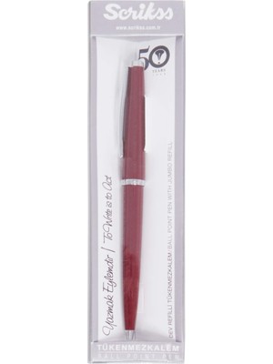 1001 Vintage 33 Tükenmez Kalem Bordo
