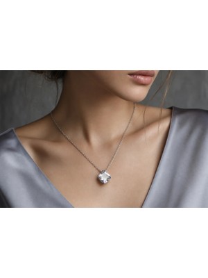 Hellemyst Zirkon Taş 925 Ayar Gümüş Kolye