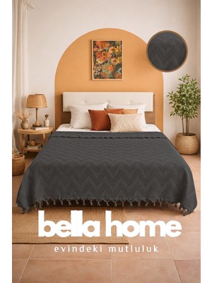 Bella Home Çift Kişilik Elit Jakarlı Pike (Tek Parça) - 200X230 cm