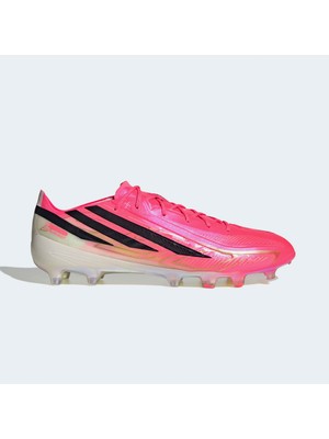 Adidas F50 Hyperfast Elite Erkek Pembe Suni Çim Saha Kramponu.-