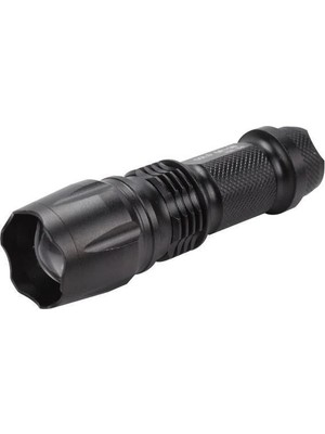 Genel Tedarik Gold Orion Km-84 Tasarruflu Şarjlı Zoomlu Metal El Feneri Kemer Klipsli