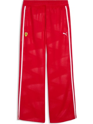 Puma Erkek Kırmızı Puma Ferrari T7 Oversized Pant Kırmızı Erkek Eşofman Altı