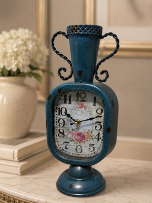 Time Gold Anfora Dekoratif Masa Saati