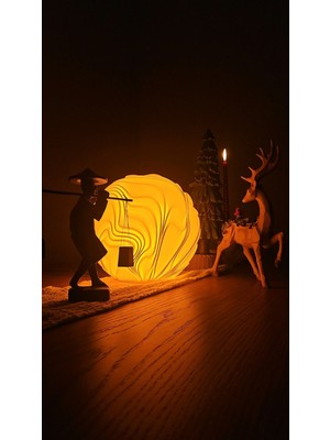 Dekoratif Masa Lambası Velor | Modern Ambiyans Aydınlatma | Şık Abajur | E27 LED Ampul Dahil | Gece Lambası | Glax