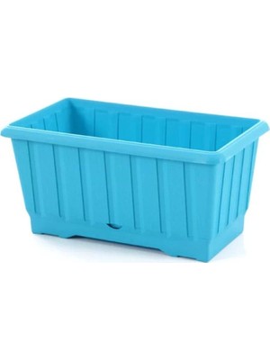 Klasik Balkon Çiçek ve Bitki Saksısı No:1 - 4.3 Litre ROYALEKS-S231