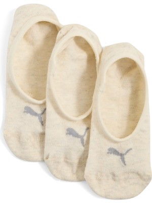 Puma Erkek Krem Puma Puma Unısex Footıe 3p Krem Erkek 3'lü Çorap