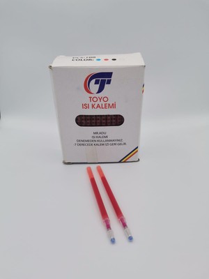 Toyo Isı Ile Uçan Silinebilen Kalem 50 Adet Kırmızı