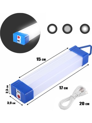Polizei P-150 Şarjlı Mıklatıslı USB Işıldak