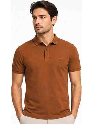 Lacoste Polo Paris Regular Fit Kahverengi
