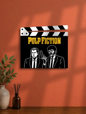Gişe Arts Duvar Dekoru / Klaket Tablo (Siyah) - Pulp Fiction (Ucuz Roman) Versiyon 2