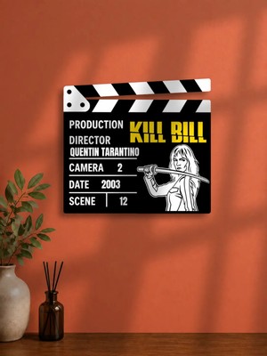 Gişe Arts Duvar Dekoru / Klaket Tablo (Siyah) - Kill Bill (Bill'i Öldür) Versiyon 2