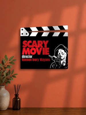 Gişe Arts Duvar Dekoru / Klaket Tablo (Siyah) - Scary Movie (Korkunç Bir Film) V2