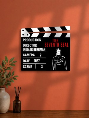 Gişe Arts Duvar Dekoru / Klaket Tablo (Siyah) - Yedinci Mühür (The Seventh Seal)