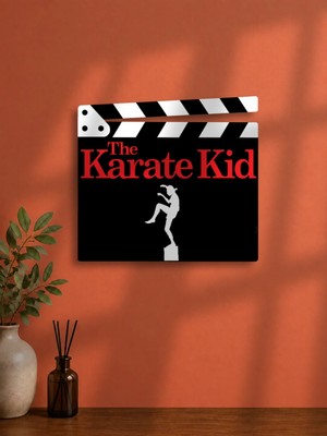 Gişe Arts Duvar Dekoru / Klaket Tablo (Siyah) - The Karate Kid (Karate Kid) Versiyon 2