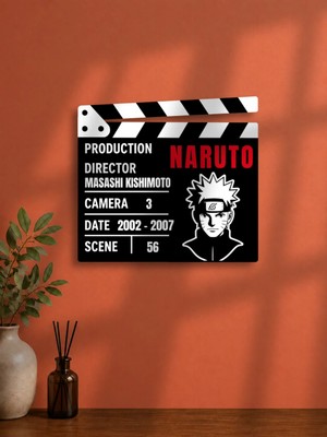 Gişe Arts Duvar Dekoru / Klaket Tablo (Siyah) - Naruto