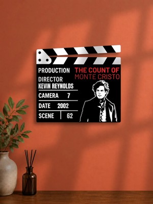 Gişe Arts Duvar Dekoru / Klaket Tablo (Siyah) - The Count Of Monte Cristo (Monte Cristo Kontu)