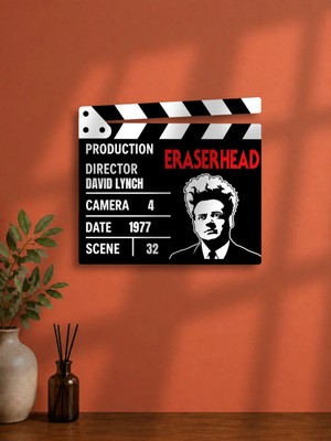 Gişe Arts Duvar Dekoru / Klaket Tablo (Siyah) - Eraserhead (Silgi Kafa)