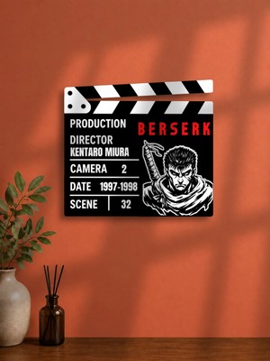 Gişe Arts Duvar Dekoru / Klaket Tablo (Siyah) - Berserk