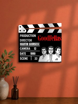 Gişe Arts Duvar Dekoru / Klaket Tablo (Siyah) - Goodfellas (Sıkı Dostlar)