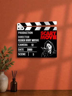 Gişe Arts Duvar Dekoru / Klaket Tablo (Siyah) - Scary Movie (Korkunç Bir Film)