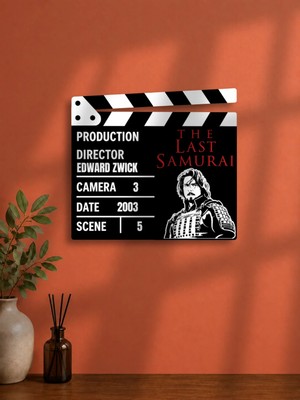 Gişe Arts Duvar Dekoru / Klaket Tablo (Siyah) - The Last Samurai (Son Samuray)