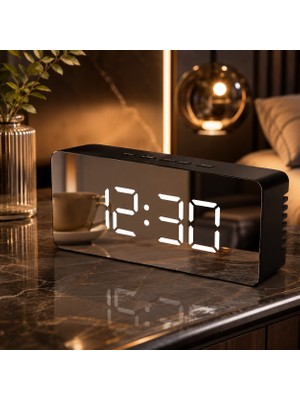 Artnest LED Dijital Çalar Saat Usb/pil Destekli Termometreli Alarm ve Gece Modlu Elektronik Masa Saati