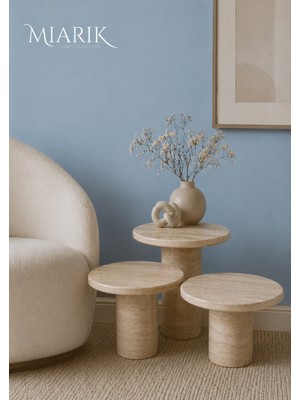 Miarik Design Willow -Huni Ayak 2 Li Yan Sehpa