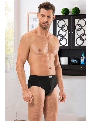 Jiber 129 Erkek Slip Külot 5 Adet Siyah