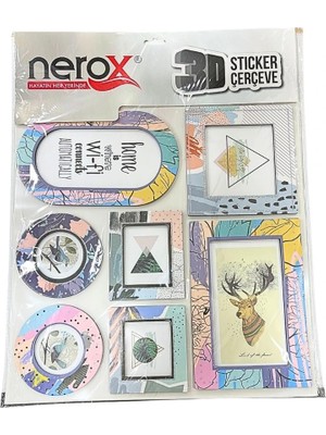 3D Sticker Çerçeve Seti