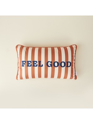 Evidea Soft Feel Good Kırlent Kılıfı - Bej / Kahverengi - 30X50 cm
