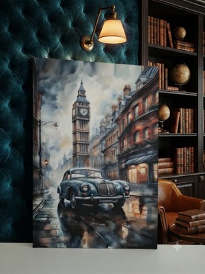Tablo 40X60CM Orta Boy Kafe ve Restoran Hediyelik Duvar Aksesuarı