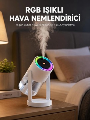 Miss Mojo Gökyüzü Projektörlü Buhar Makinesi Ev Ofis ve Araç Uyumlu Yeni Nesil