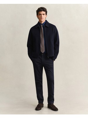 Gant Erkek Lacivert Slim Fit Chino Pantolon 1501005.433