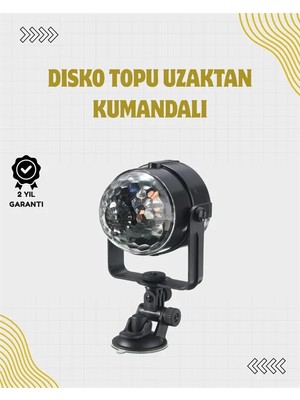 Miss Mojo Uzaktan Kumandalı, Ses Kontrollü LED Disko Işığı - Parti ve Kulüpler Için