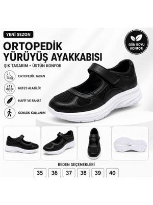 Genpa Kadın Deri ve Tekstil Karışımı Babet