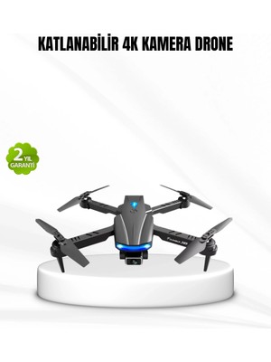 Epilons Wi-Fi Bağlantılı 4K Drone Katlanabilir ve 360° Takla Özellikli